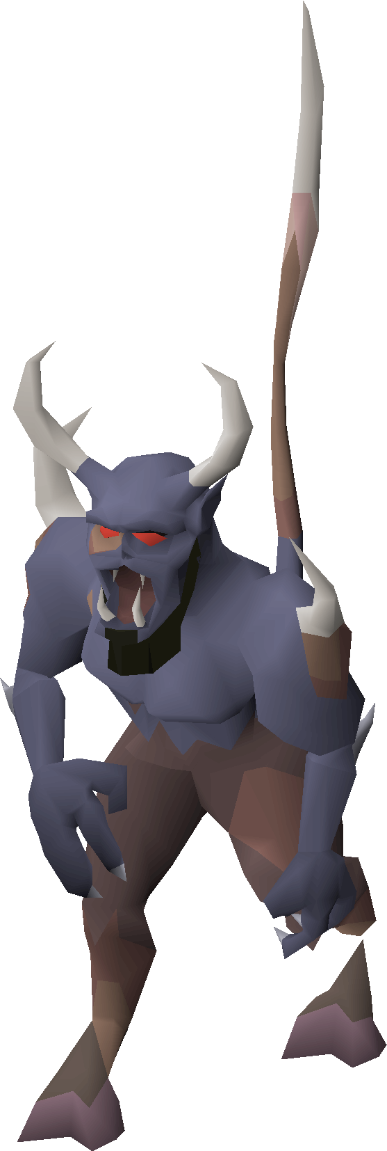 Scarred lesser demon