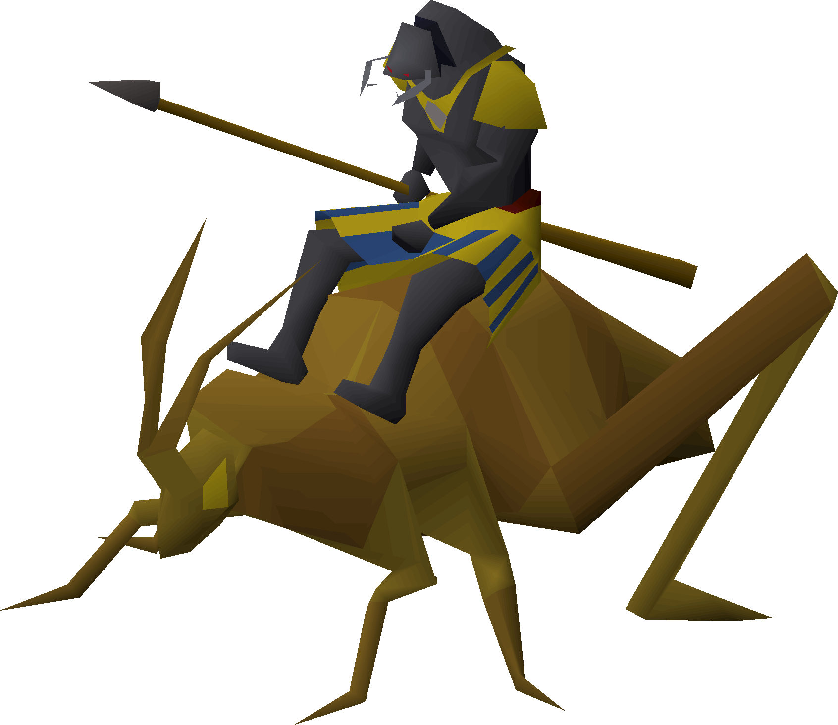 Locust rider